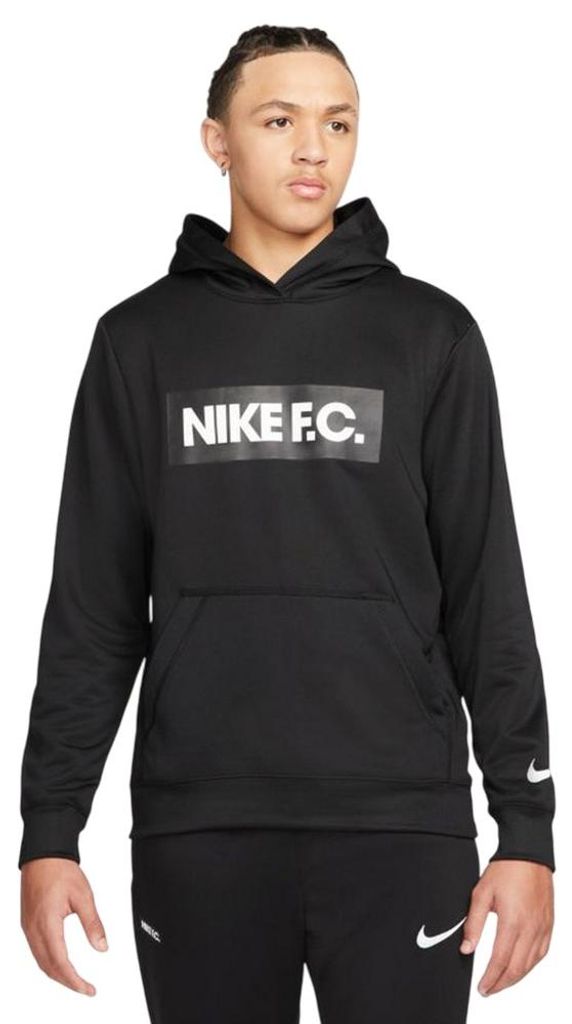 Nike - "DF FC Libero" Kapuzenpullover für Herren PP3844 (S) (Schwarz)