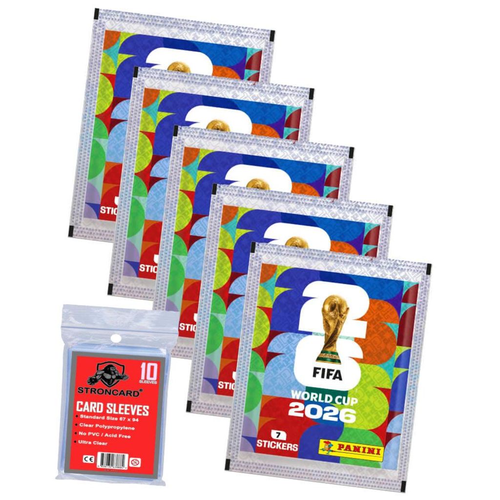 Fifa World Cup 2026 Sticker - WM Sammelsticker - 5 Tüten + Produktbild 