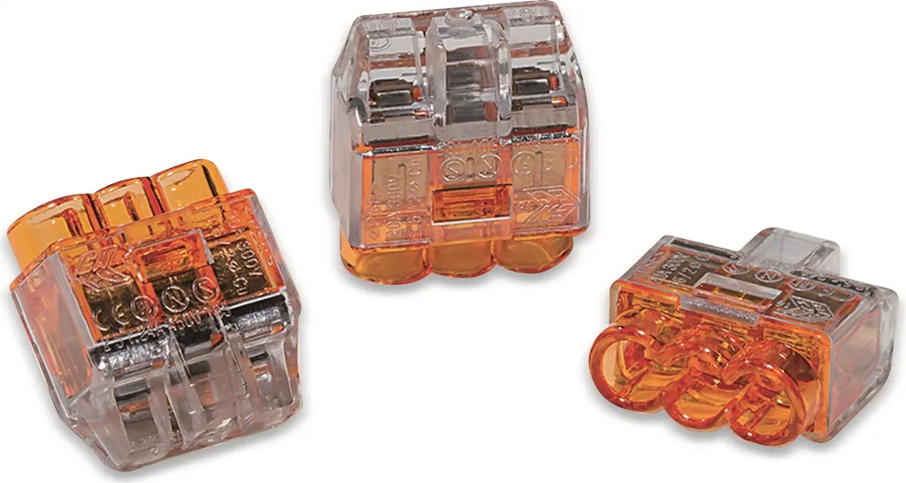 HellermannTyton 148-90037 Connettore HelaCon Plus Mini 3 Poli Arancio