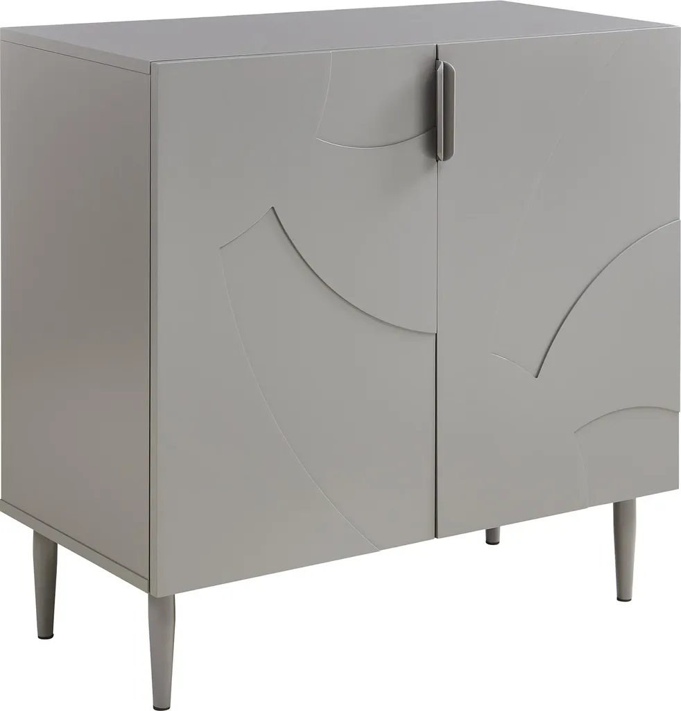 Buffet Starvili Gris : Solution de Rangement Compacte pour Petit Salon - 3
