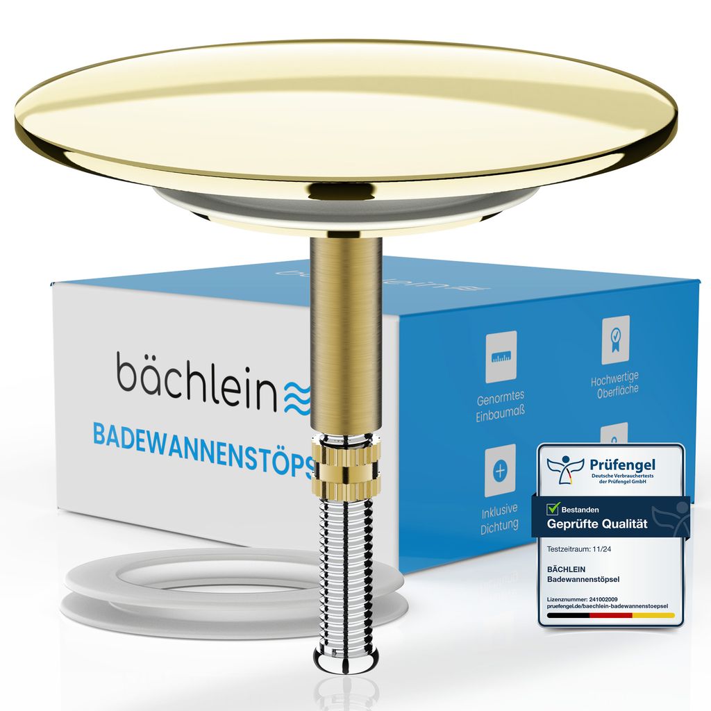Bächlein Universal Badewannenstöpsel - Abfluss-Stopfen aus Produktbild 1