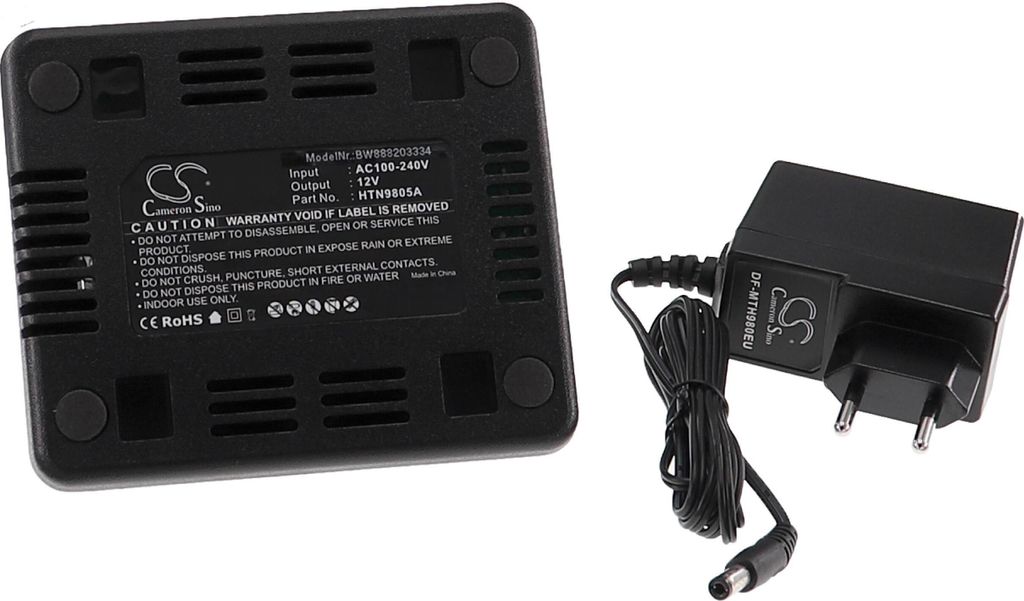 vhbw Ladegerät kompatibel mit Motorola HNN9628A, HNN9628, HNN8308A, HNN8133C, HNN9628B, HNN9628AR Funkgerät-Akkus - Ladestation + Netzteil, 14 V