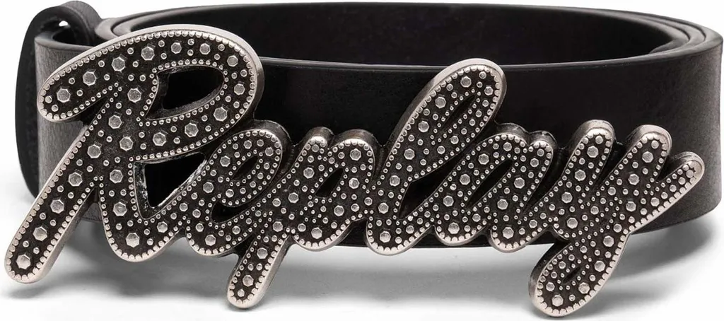 Ceinture cuir REPLAY W100 noir anti-déformation de qualité