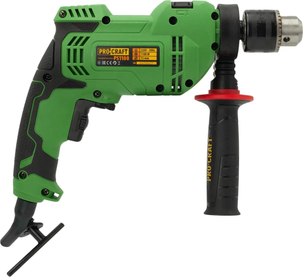 Perceuse à percussion Procraft PS1100 810W avec mandrin auto-serrant - 3
