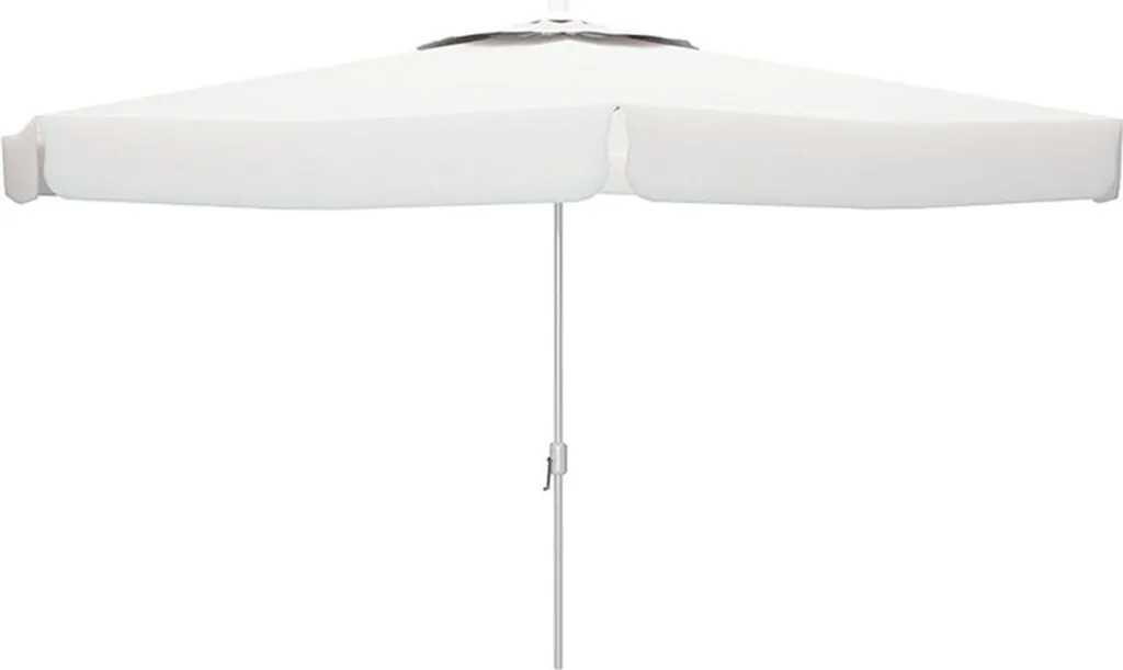 Parasol Anti-UV Marbueno Ø 300 cm Résistant aux Intempéries Blanc