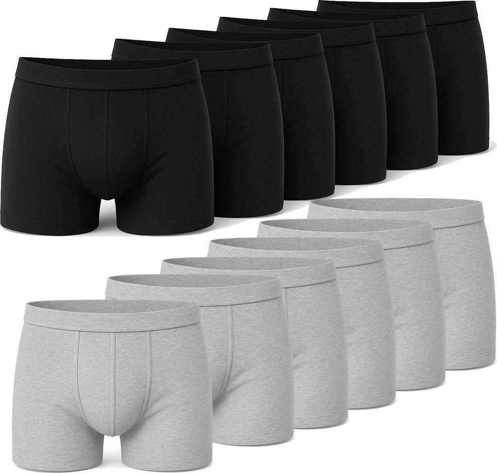 12x Herren Boxershorts Unterwäsche Unterhosen Baumwolle; 12 Produktbild 