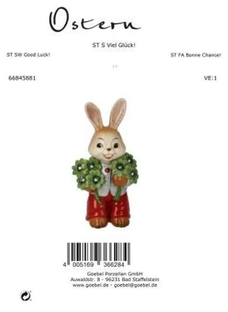 Décoration de Pâques Durable Lapin Goebel Grès Ne se décolore pas - 8