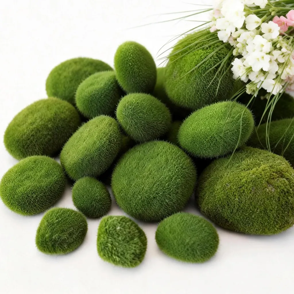 Boules de Mousse Décoratives et Pierres Artificielles pour Terrarium DIY
