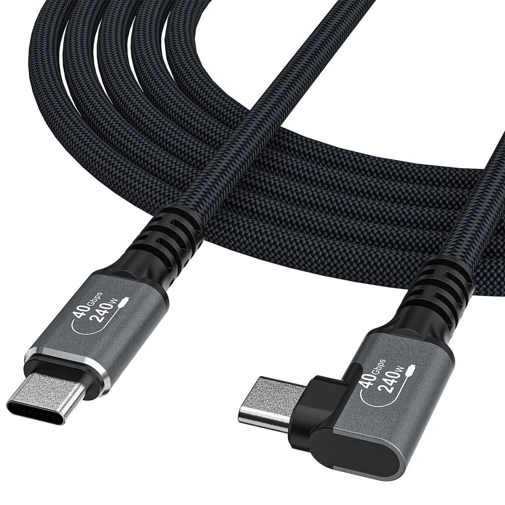 Câble Wozinsky WPS3-UY41S USB-C Thunderbolt 4 240W 1m 4K à Image du produit 