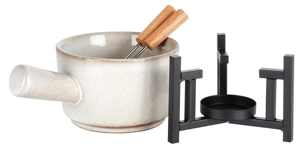 Appareil à fondue chocolat pour dessert romantique et goûter enfant