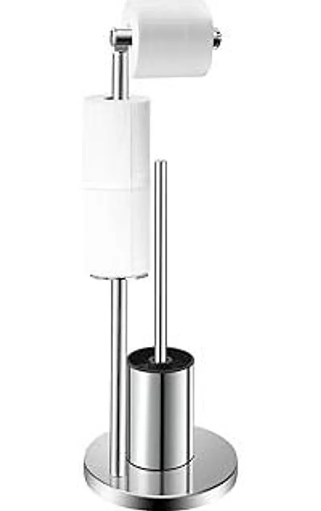 Portarotolo con Scopino WC Acciaio 304: Standard Hotel 5 Stelle