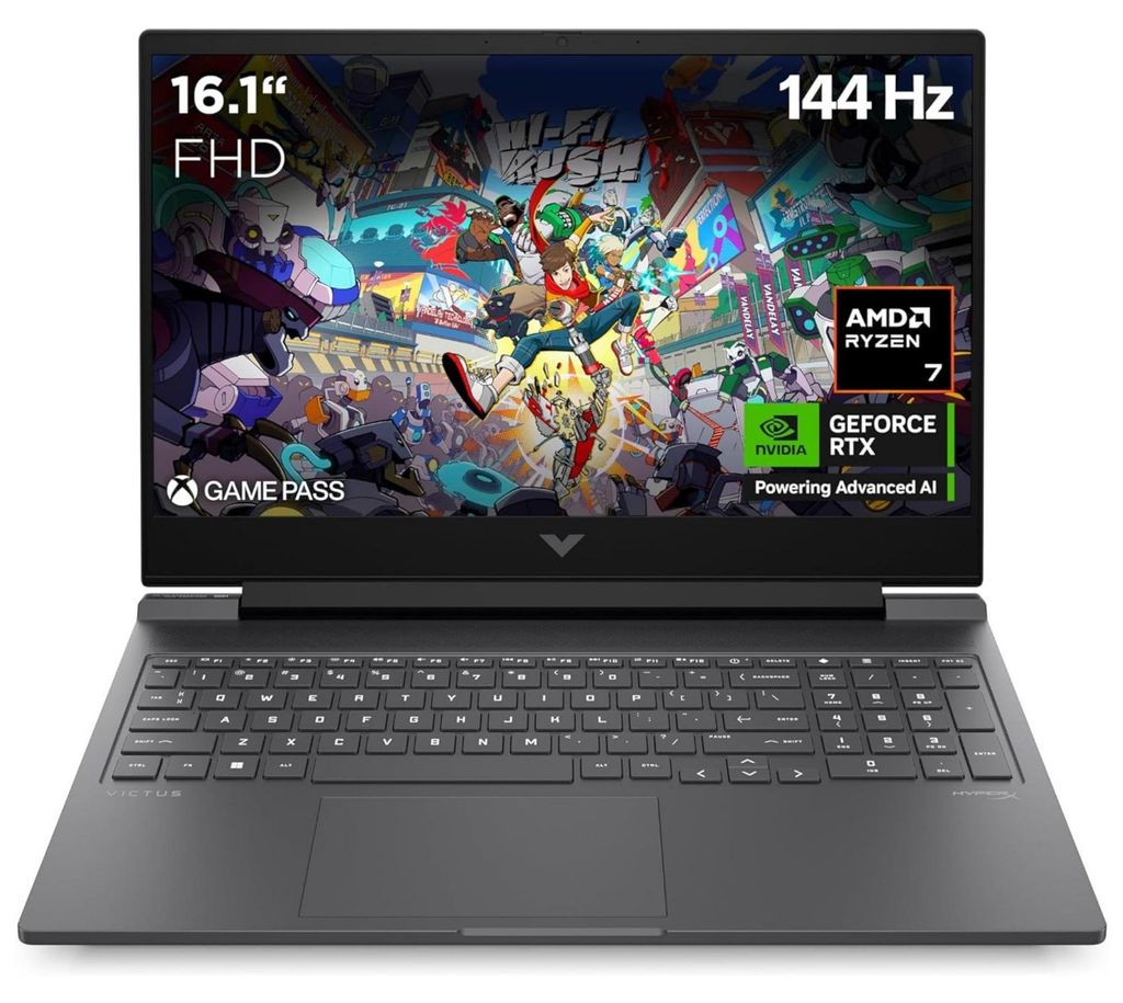 HP Victus Gaming Laptop 16.1" Full HD, AMD Ryzen 7 8845HS, 16GB RAM, 1TB SSD, RTX4070, Win11 Home