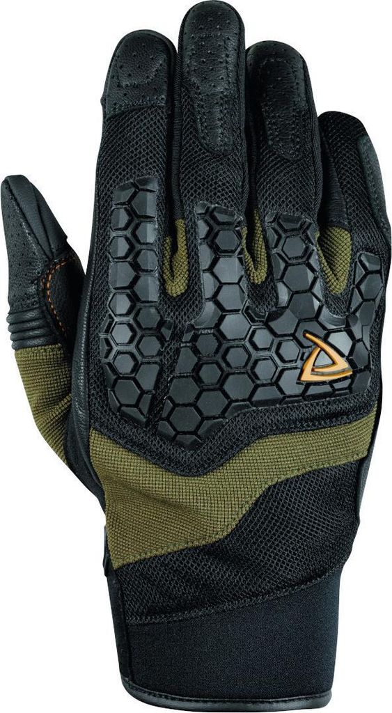 DIFI Andes Air Motorrad Handschuhe, schwarz/grün, XL
