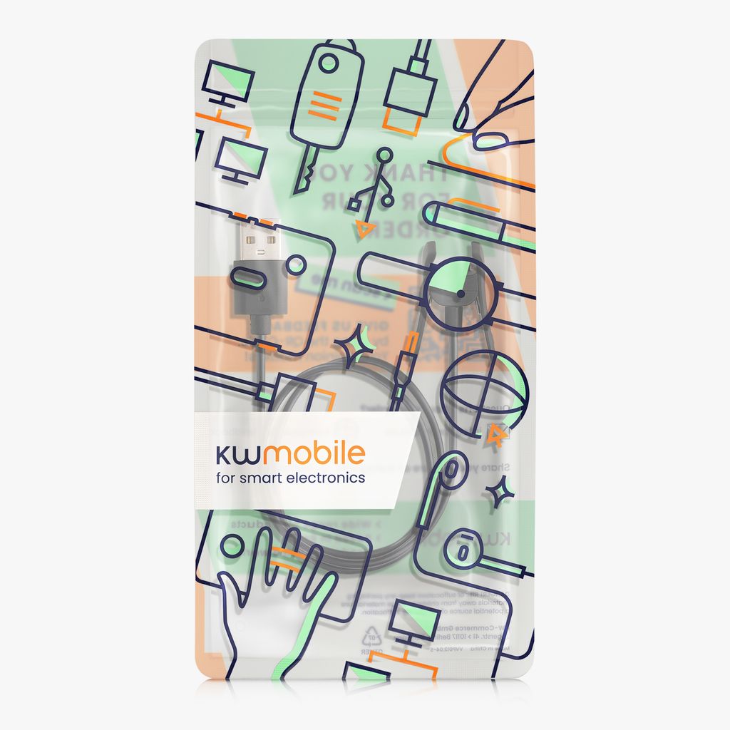 kwmobile USB Kabel Charger kompatibel mit Garmin vivosmart Produktbild 7