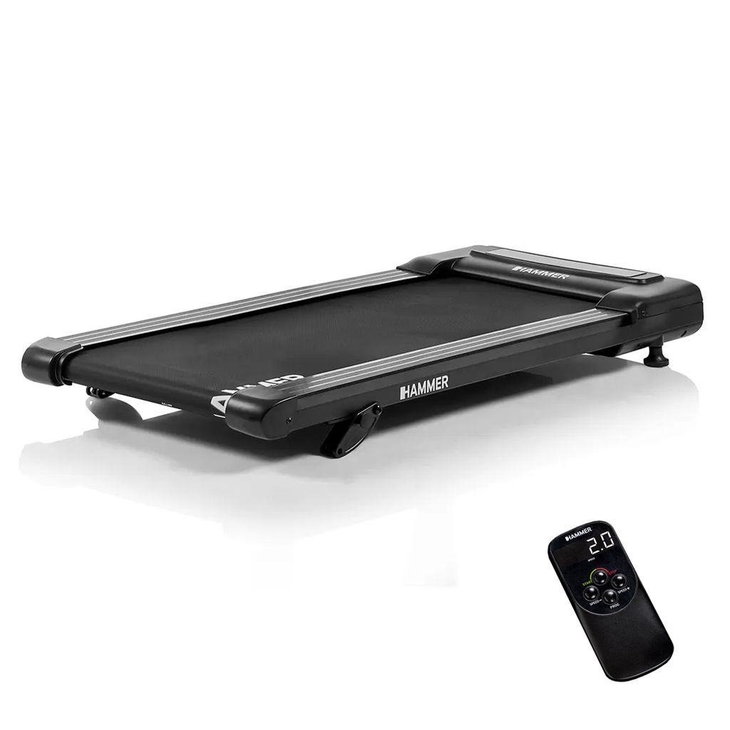 HAMMER Laufband Walk 2.0 - Walking Pad, Laufband Schreibtisch bis 6 km/h