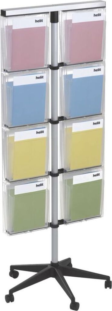 HELIT Prospektständer Displays Zeitschriftenständer Präsentationsständer 16x A4