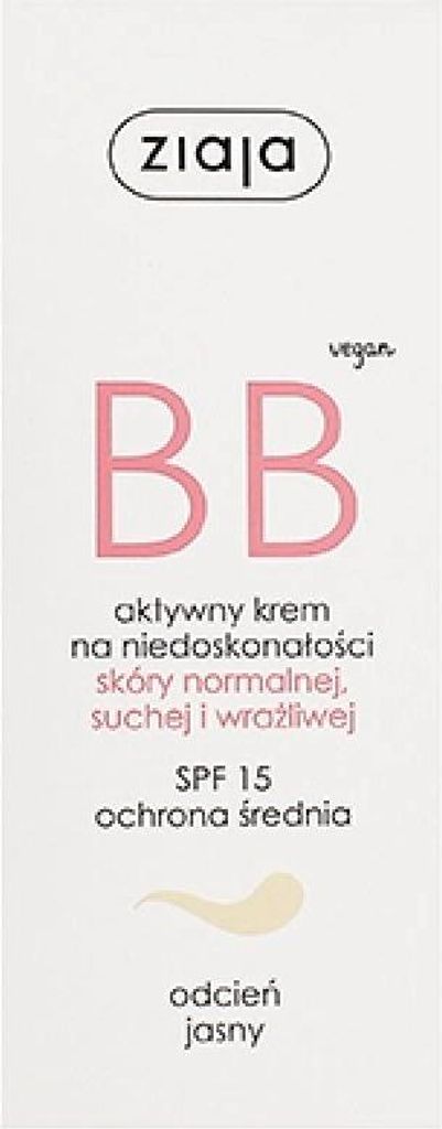 Ziaja BB Cream Normale und trockene Haut SPF15 Light Produktbild 