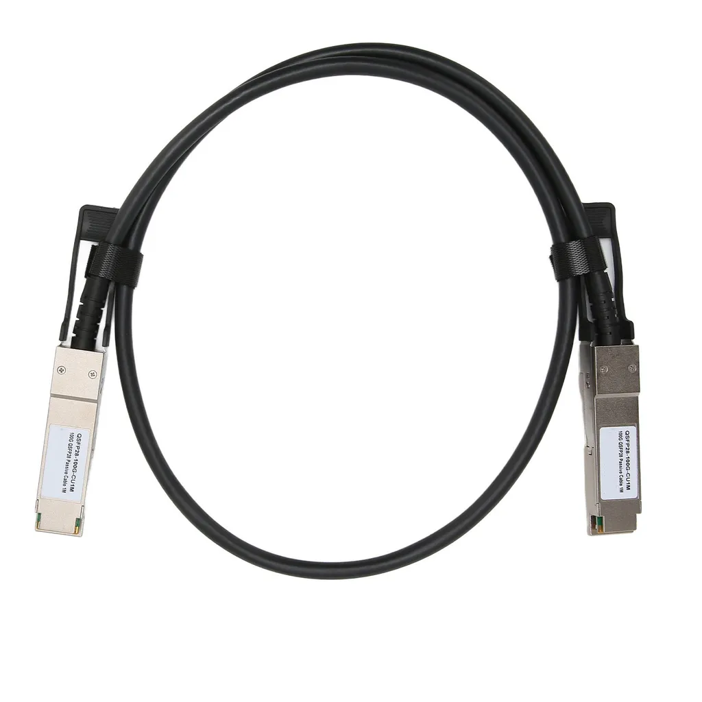 Câble DAC QSFP28 100G 1m - Cordon Passive Direct Attach Cuivre High Speed