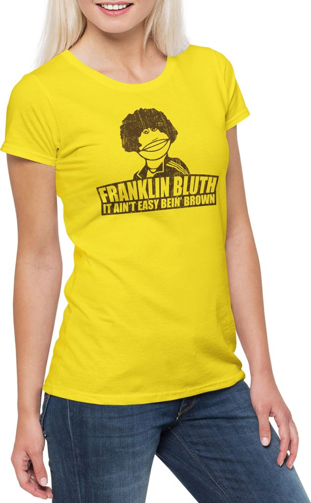 Urban Backwoods Franklin Bluth, Damen T-Shirt, Farbe: Gelb, Größe: XS