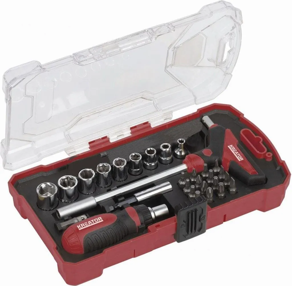 Kit Outillage pour Montage de Meubles et Mécanique - 28 Pièces Kreator