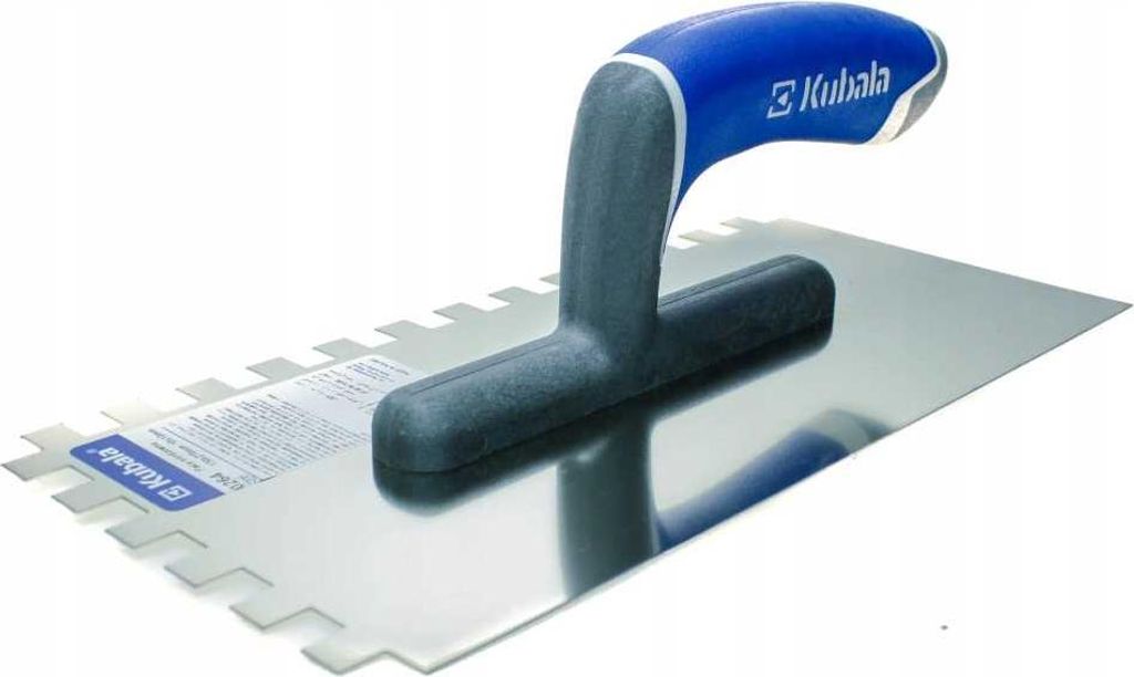 KUBALA Edelstahl-Zahnspachtel 130x270mm 10x10 0264