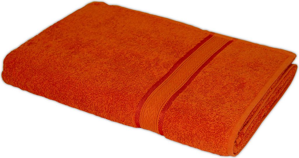 Walkfrottier-Liegetuch 70x140 cm orange 2x