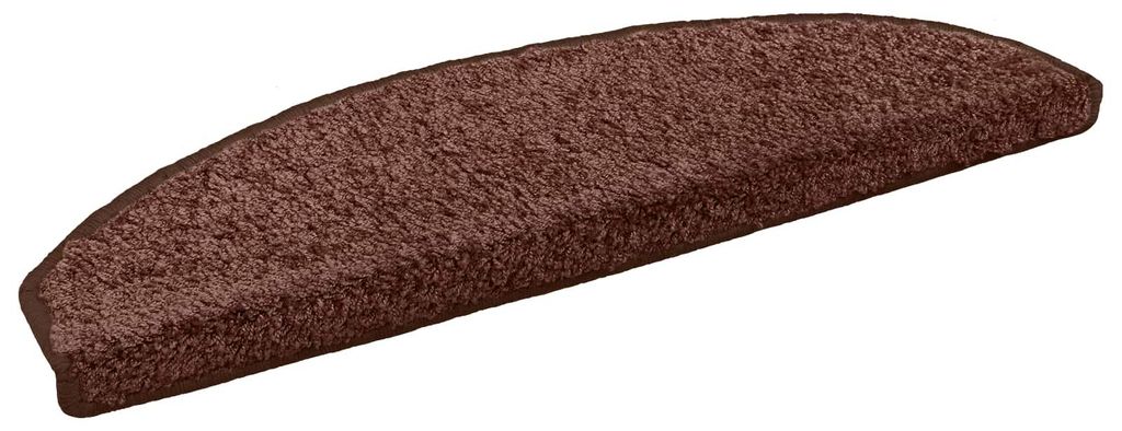 Möbel Selbstklebende Treppenschoner 15 pcs Braun 80 x 24,5 x 3,5 cm - Stufenmatten CC2513