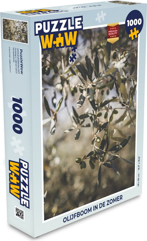 MuchoWow Puzzle 1000 Teile Olivenbaum im Sommer - Spielzeug - Alt und Jung - Spiele - Puzzeln