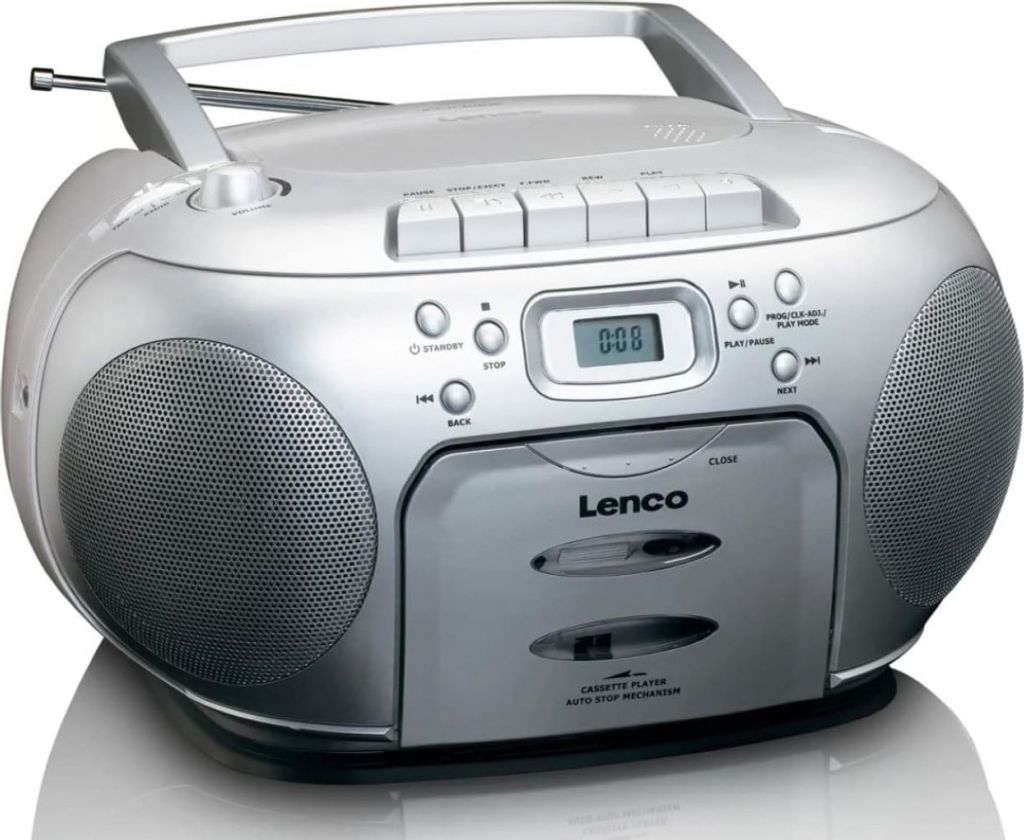 Lenco SCD-420 - Ghettoblaster - Srebrny Zdjęcie produktu 11