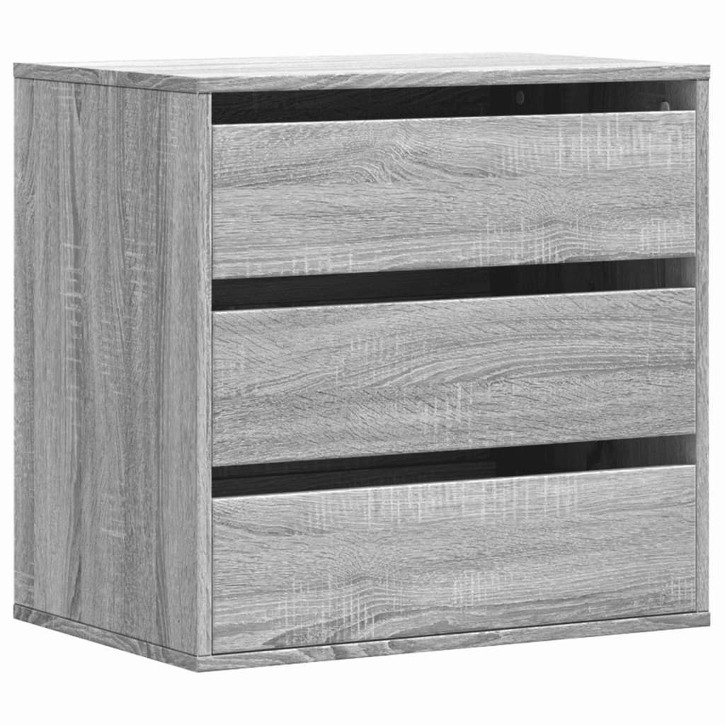 vidaXL Kommode Grau Sonoma 60x41x58 cm Holzwerkstoff