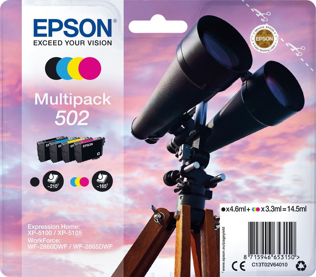 Epson Multipack 4-colours 502 Ink