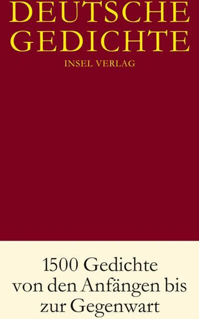 Deutsche Gedichte in einem Band - Recueil de poésie allemande broché