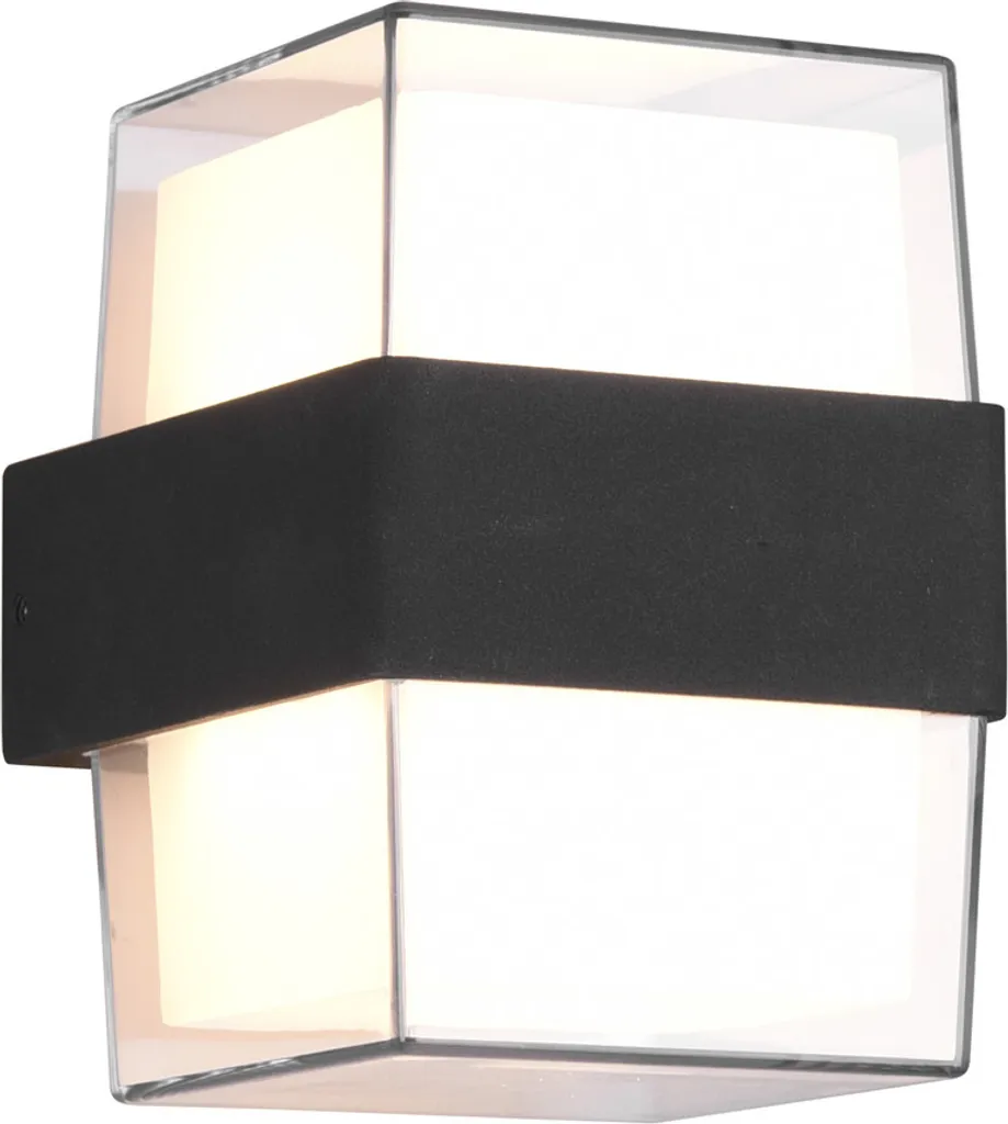Applique Esterno LED IP54 MOLINA Antracite | Illuminazione Sicurezza Trio