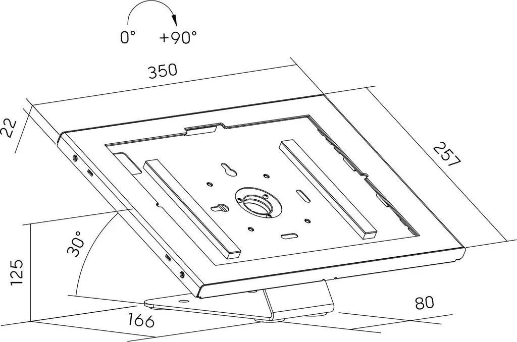 Support Tablette Mural Blanc : Libérez votre Bureau pour iPad et Samsung