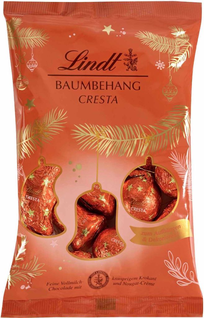 Czekolada Lindt Baumbehang Cresta z kremem nugatowym i Zdjęcie produktu 