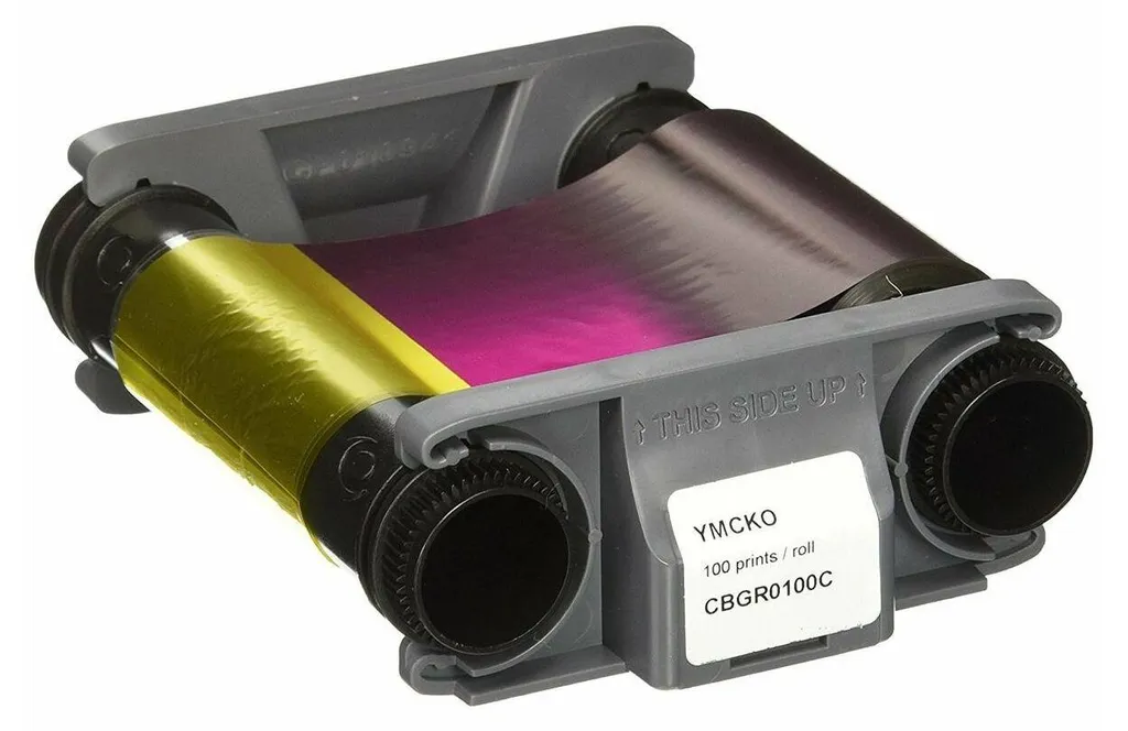 Evolis Badgy - colore (ciano, magenta, giallo, nero, overlay) - cartuccia a nastro - per Badgy 100, 200 (CBGR0100C)