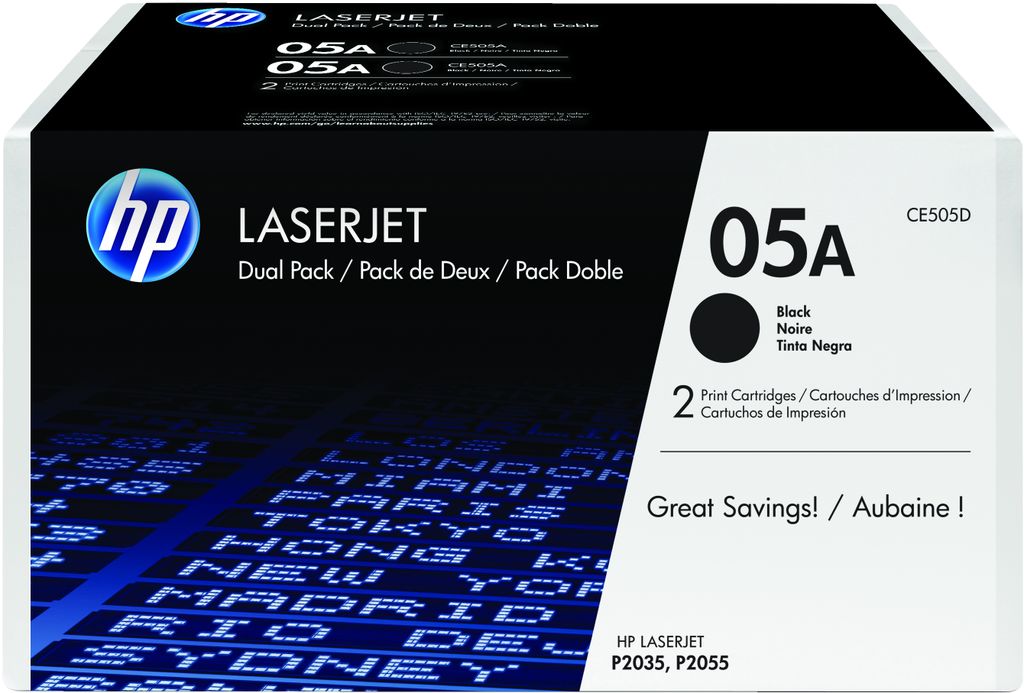 HP 05A - balenie 2 ks - čierna - originálna - LaserJet - Obrázok produktu 