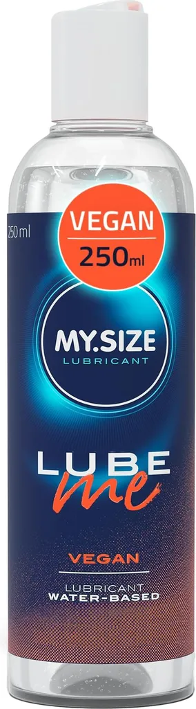 MY.SIZE Lube Me Premium Lubrifiant Vegan 250ml - Gel à Base d'Eau Pur