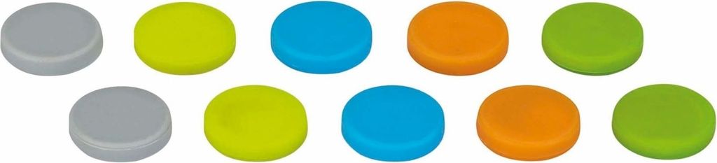 Magnet Neodym-Silikon 4x18mm 800 g farbig sortiert VE=10x10 Stück