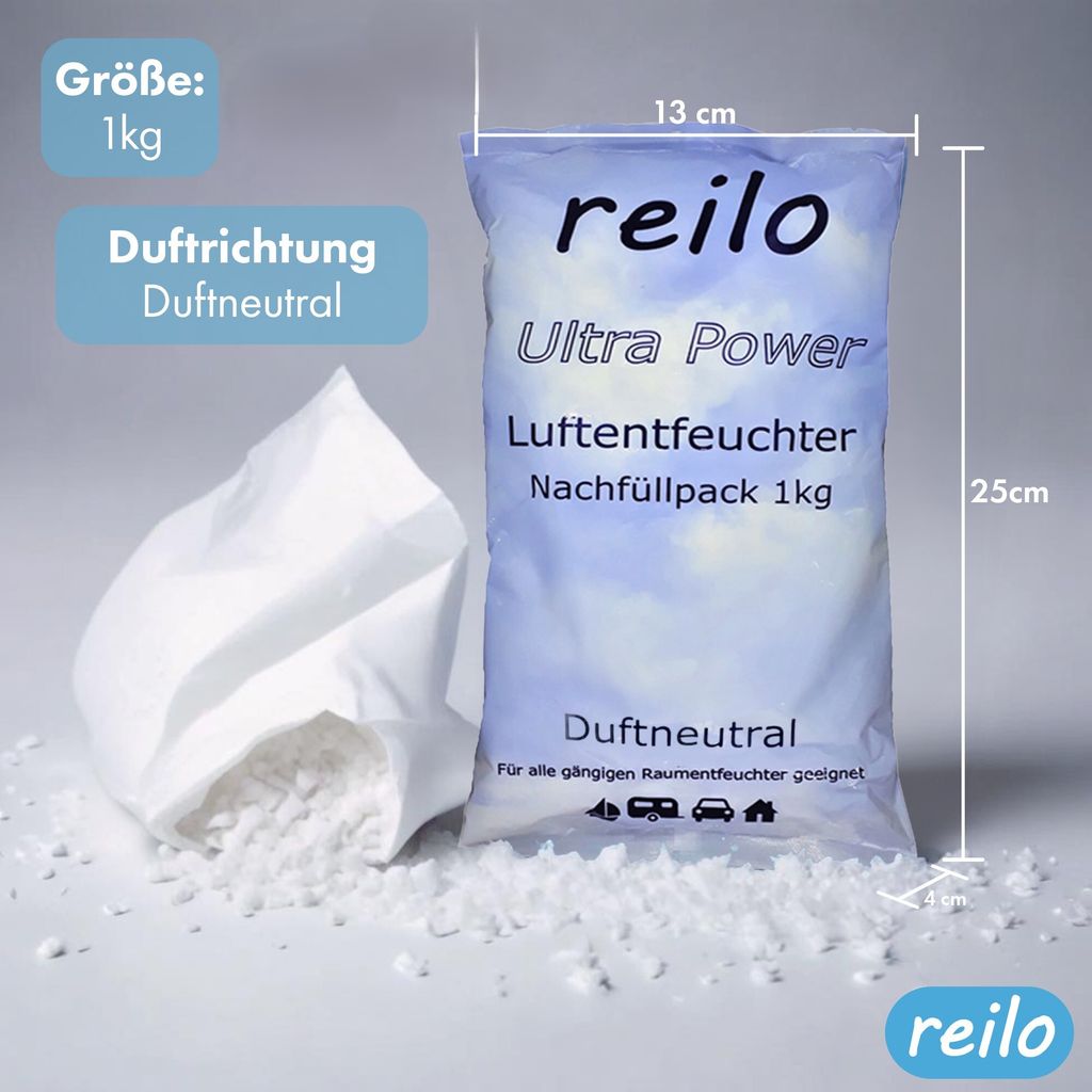 10x 1kg Ultra Power Luftentfeuchter Granulat Produktbild 3