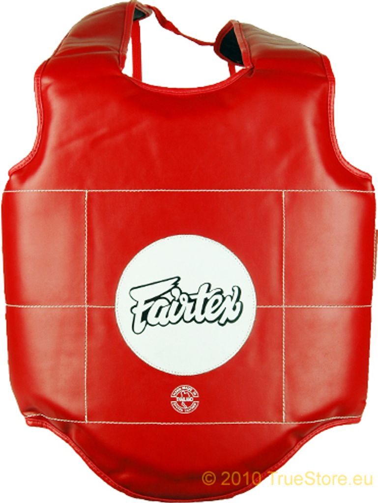 Fairtex Trainingsweste PV1, Farbe Rot Größe XL