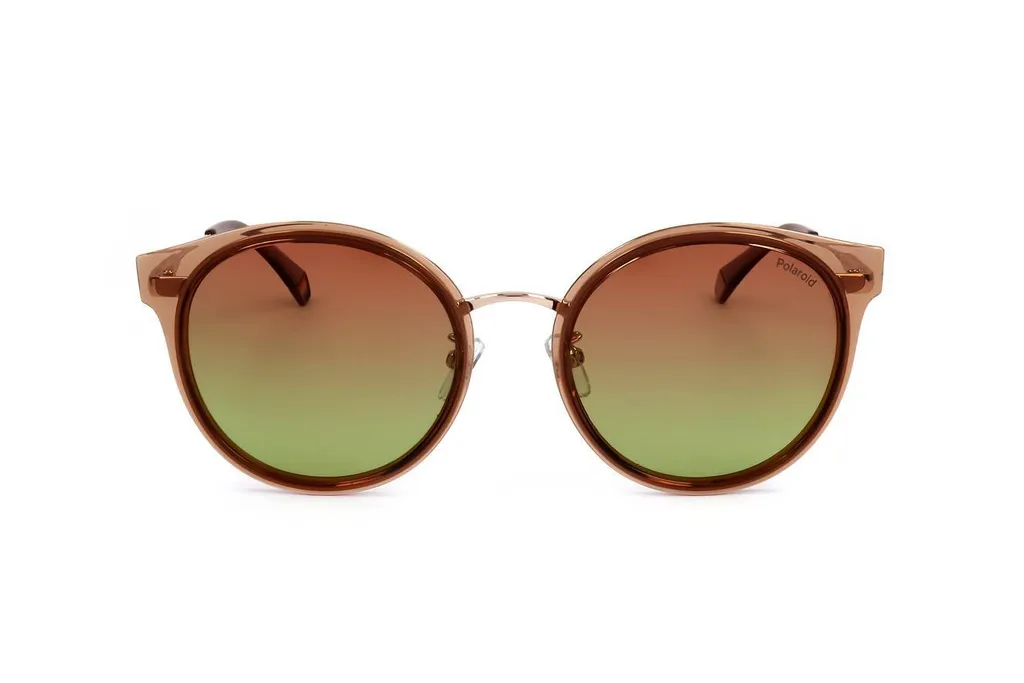 Lunettes de soleil Polaroid PLD 6152/G/S DDBLA 55 monture dorée chic