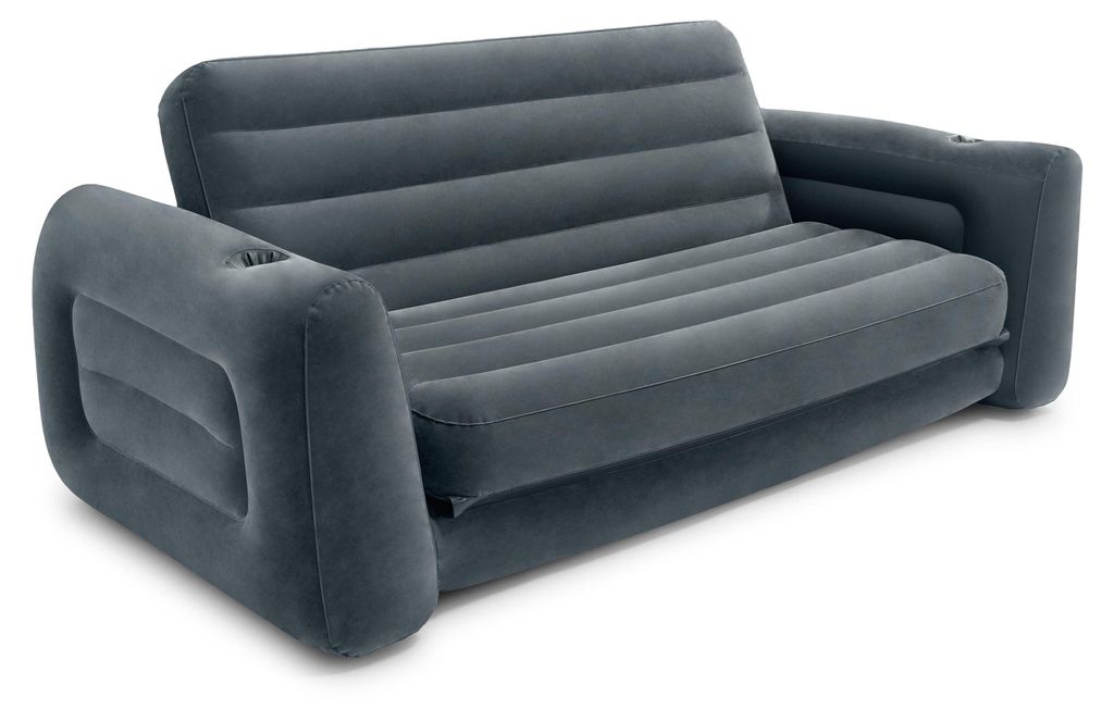 Intex Pull-Out Sofa, Šedá, PVC, 2 sedadlo/sedadiel, 200 kg, Obrázok produktu 