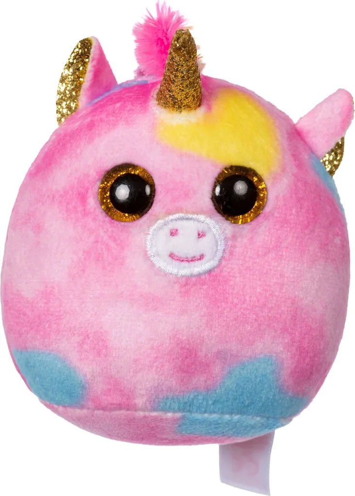 Coussin Peluche Squish A Boos Harmonie La Licorne – Microfibre Luxe, 40 Cm, Doux Et Lavable