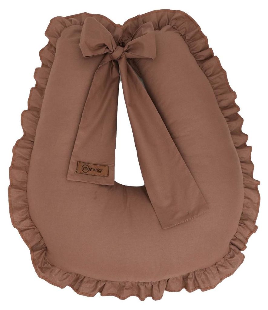 Mordesign Ruffle Brown Stillkissen Produktbild 