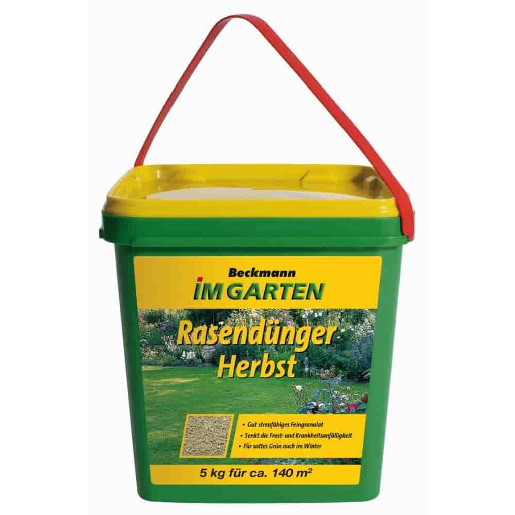 5 kg Rasendünger Herbst Beckmann NPK-6+5+12 f.ca.140m² Produktbild 