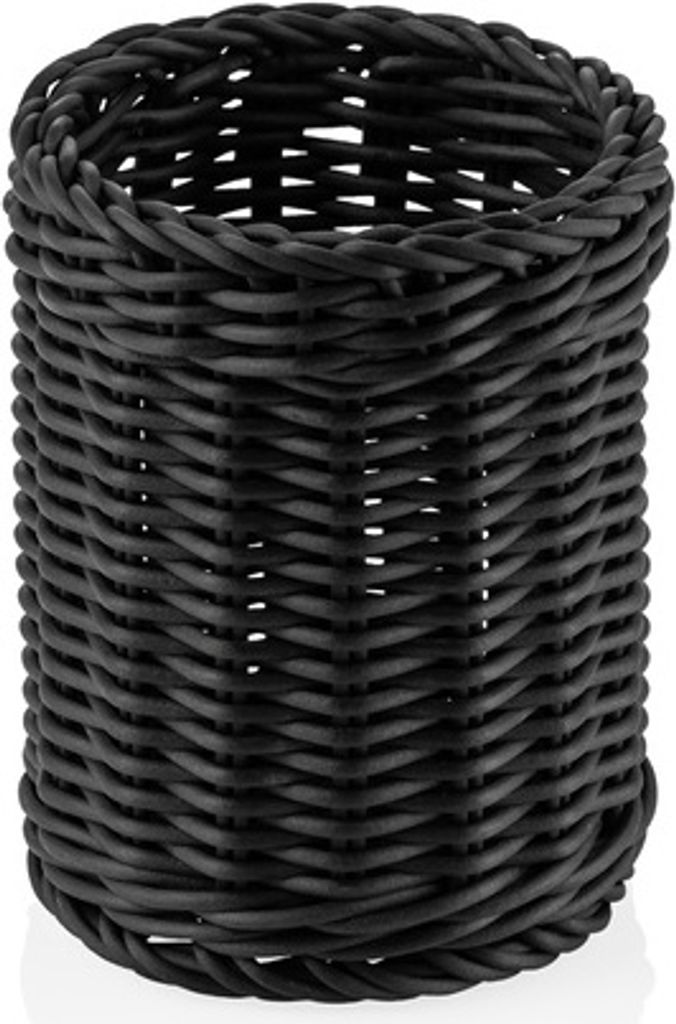 Besteckkorb Ø 12 cm, (H) 15 cm, schwarz Produktbild 