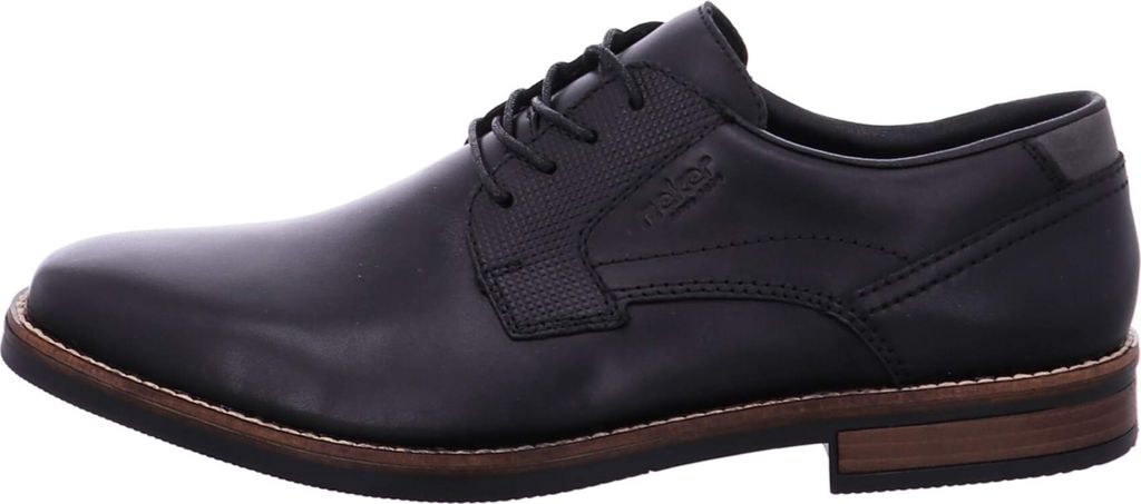 Rieker Herren Schnürschuhe Halbschuhe schwarz 40