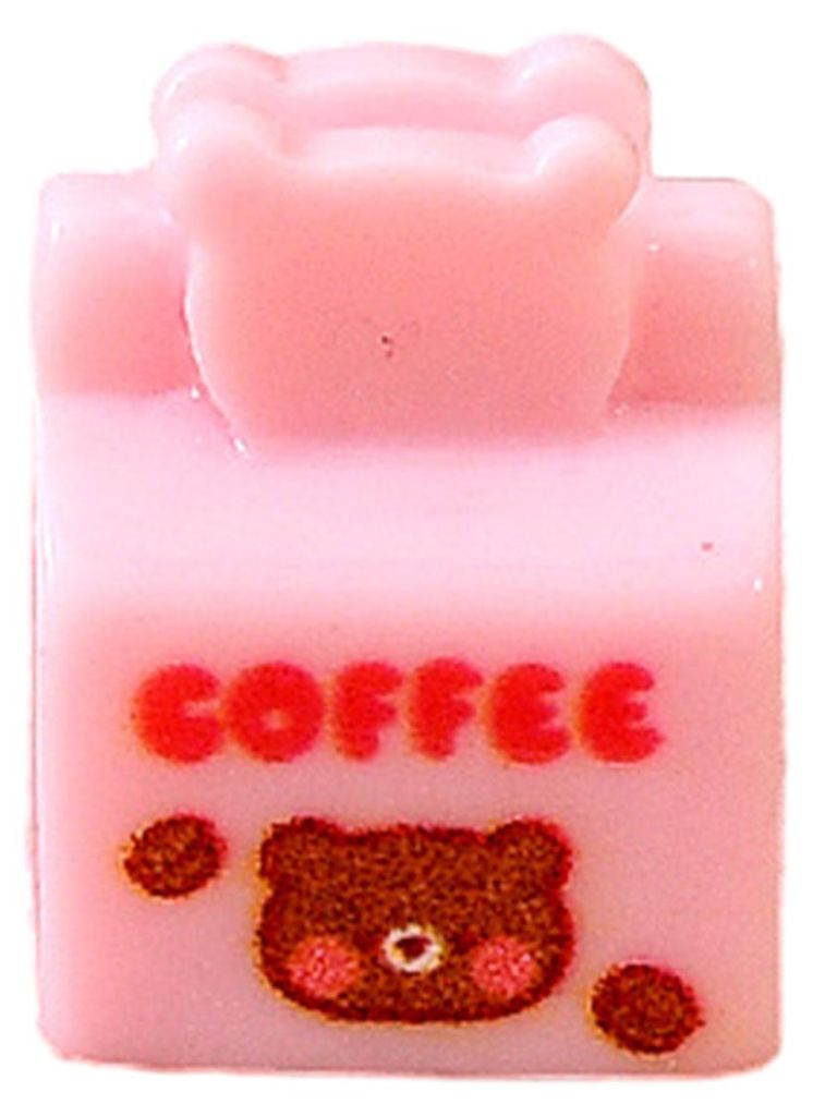 Puppenhaus-Miniatur-Kaffeebar-Zubehör: Mini-Kaffeemaschine aus Kunstharz, Tasse, Glas, Kanne, Figur für Rollenspiele, Puppenhaus-Küchenornamente B