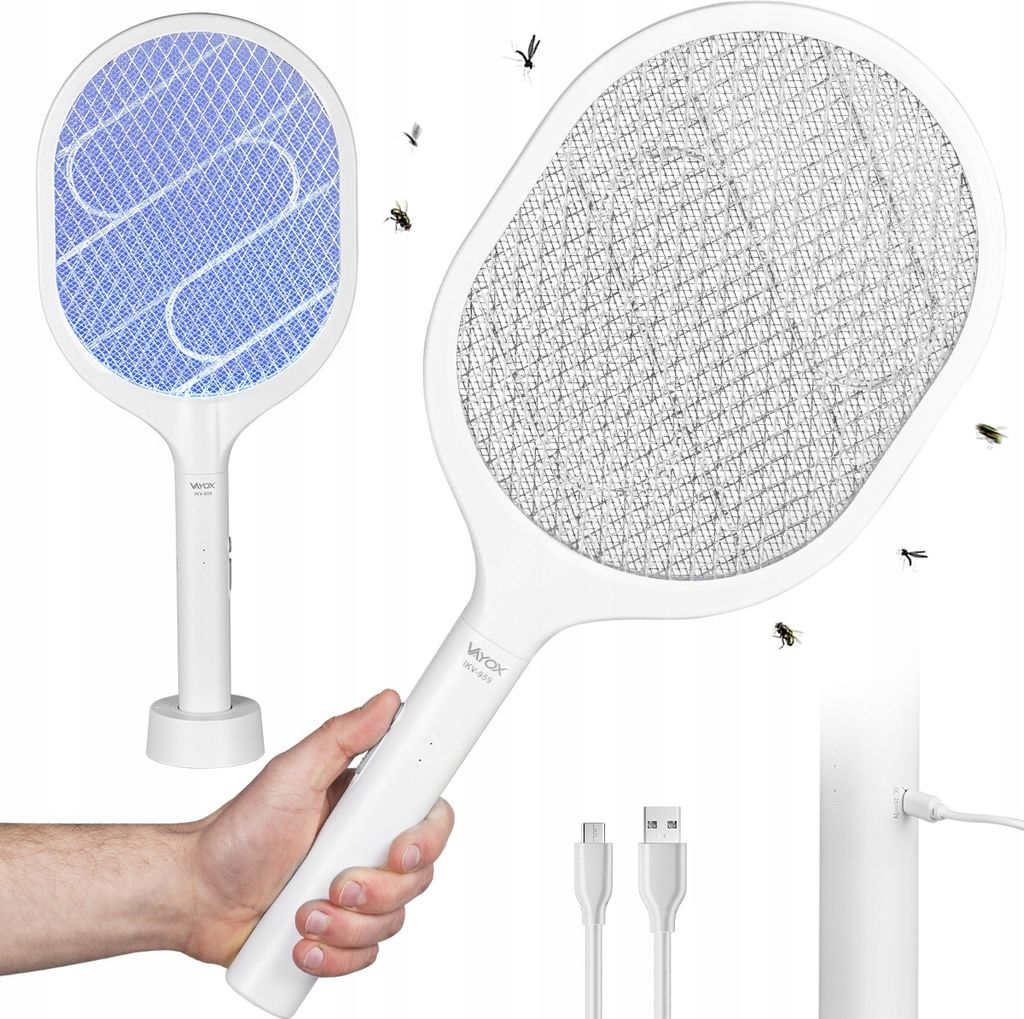 Vayox Elektrische Fliegenklatsche IKV-959 | UV | 2 Modi | Produktbild 
